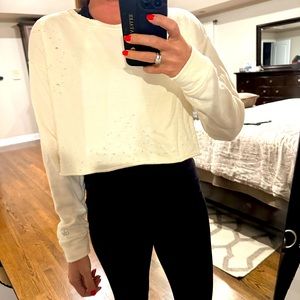 Cropped ALO Sweatshirt- Size M
